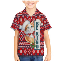 Cat Be Kind Christmas Family Matching Mermaid Dress and Hawaiian Shirt Xmas Holiday Patterns - Wonder Print Shop
