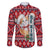 Cat Be Kind Christmas Family Matching Off The Shoulder Long Sleeve Dress and Hawaiian Shirt Xmas Holiday Patterns - Wonder Print Shop