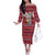 Cat Be Kind Christmas Family Matching Off The Shoulder Long Sleeve Dress and Hawaiian Shirt Xmas Holiday Patterns - Wonder Print Shop