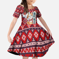 Cat Be Kind Christmas Family Matching Off Shoulder Maxi Dress and Hawaiian Shirt Xmas Holiday Patterns - Wonder Print Shop