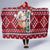 Cat Be Kind Christmas Hooded Blanket Xmas Holiday Patterns - Wonder Print Shop