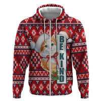 Cat Be Kind Christmas Hoodie Xmas Holiday Patterns - Wonder Print Shop
