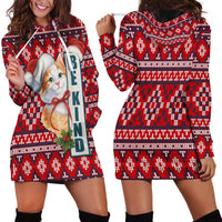 Cat Be Kind Christmas Hoodie Dress Xmas Holiday Patterns - Wonder Print Shop
