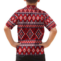 Cat Be Kind Christmas Kid Hawaiian Shirt Xmas Holiday Patterns - Wonder Print Shop