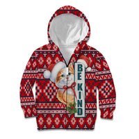 Cat Be Kind Christmas Kid Hoodie Xmas Holiday Patterns - Wonder Print Shop