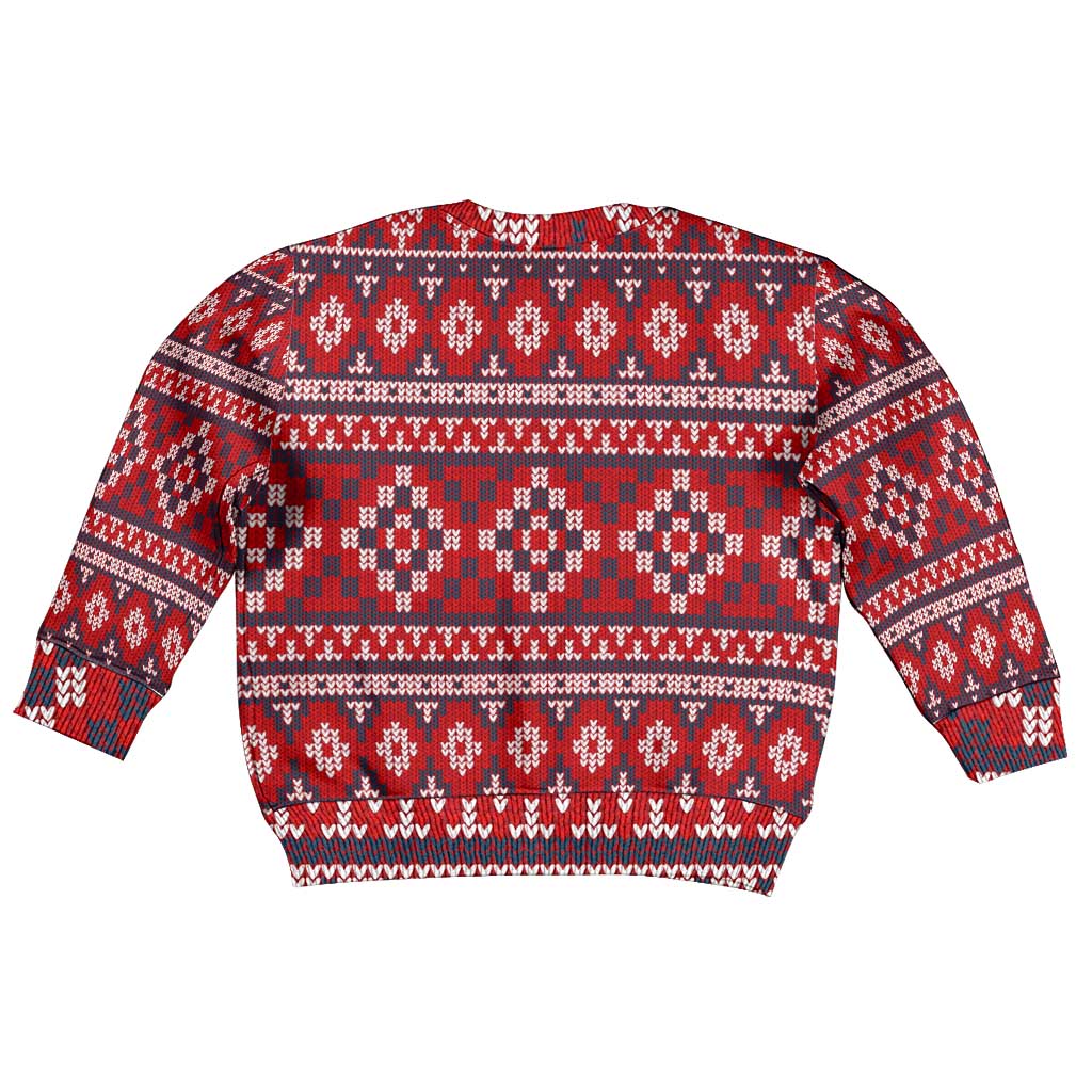 Cat Be Kind Christmas Kid Ugly Christmas Sweater Xmas Holiday Patterns - Wonder Print Shop