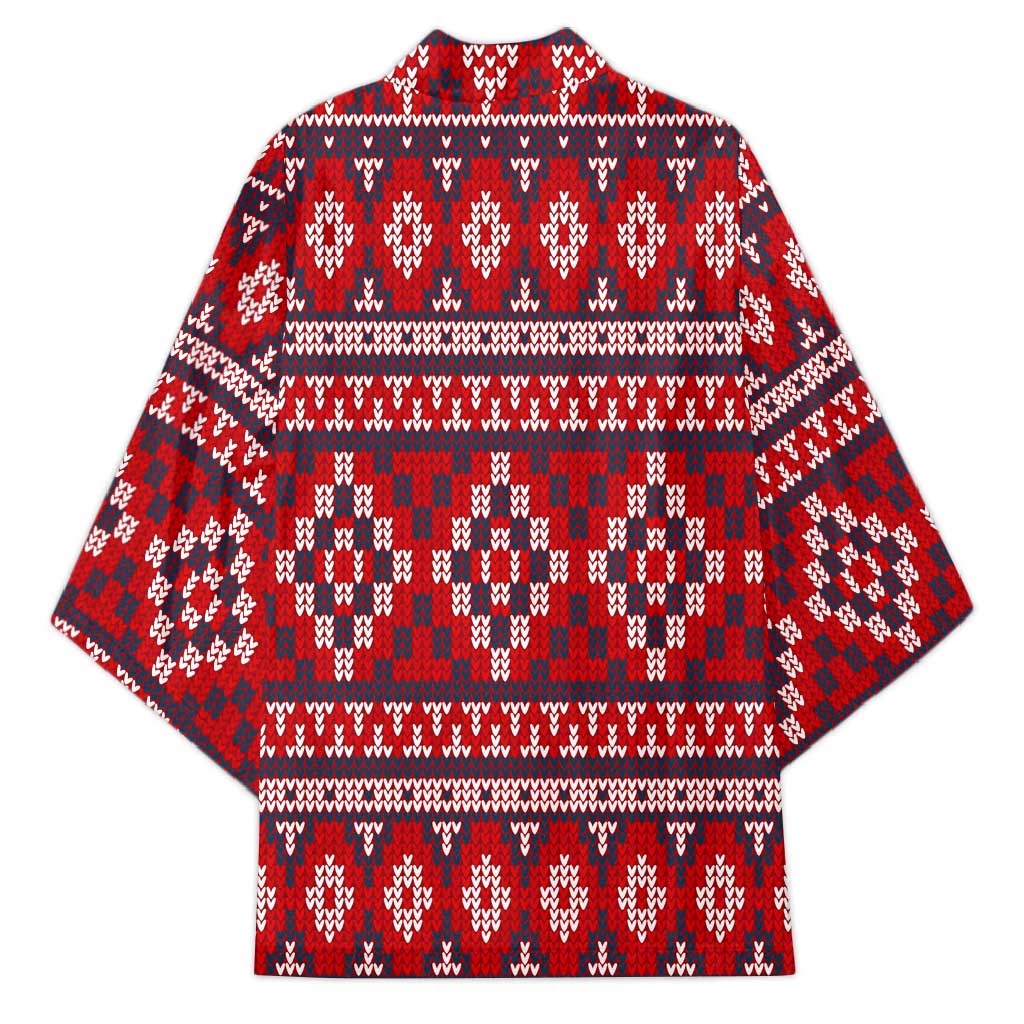 Cat Be Kind Christmas Kimono Xmas Holiday Patterns - Wonder Print Shop