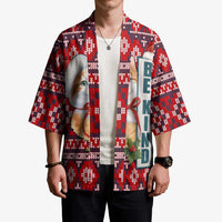 Cat Be Kind Christmas Kimono Xmas Holiday Patterns - Wonder Print Shop