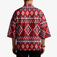 Cat Be Kind Christmas Kimono Xmas Holiday Patterns - Wonder Print Shop