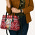 Cat Be Kind Christmas Leather Bag Xmas Holiday Patterns - Wonder Print Shop