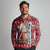 Cat Be Kind Christmas Long Sleeve Polo Shirt Xmas Holiday Patterns - Wonder Print Shop