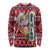 Cat Be Kind Christmas Long Sleeve Shirt Xmas Holiday Patterns - Wonder Print Shop