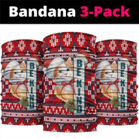 Cat Be Kind Christmas Neck Gaiter Xmas Holiday Patterns - Wonder Print Shop