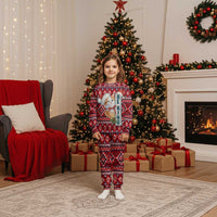 Cat Be Kind Christmas Pajama Set Xmas Holiday Patterns - Wonder Print Shop