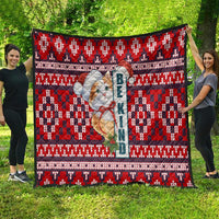 Cat Be Kind Christmas Quilt Xmas Holiday Patterns - Wonder Print Shop