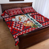 Cat Be Kind Christmas Quilt Bed Set Xmas Holiday Patterns - Wonder Print Shop