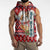 Cat Be Kind Christmas Sleeveless Zip Hoodie Xmas Holiday Patterns - Wonder Print Shop