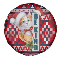Cat Be Kind Christmas Spare Tire Cover Xmas Holiday Patterns - Wonder Print Shop