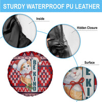 Cat Be Kind Christmas Spare Tire Cover Xmas Holiday Patterns - Wonder Print Shop
