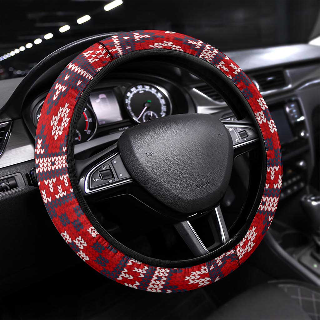 Cat Be Kind Christmas Steering Wheel Cover Xmas Holiday Patterns - Wonder Print Shop