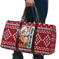 Cat Be Kind Christmas Travel Bag Xmas Holiday Patterns - Wonder Print Shop