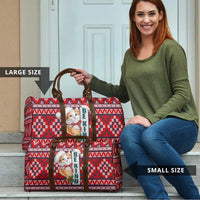 Cat Be Kind Christmas Travel Bag Xmas Holiday Patterns - Wonder Print Shop