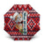 Cat Be Kind Christmas Umbrella Xmas Holiday Patterns - Wonder Print Shop