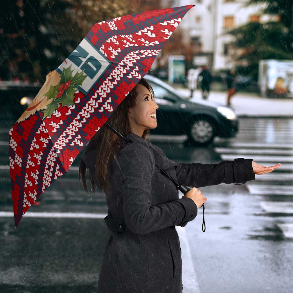 Cat Be Kind Christmas Umbrella Xmas Holiday Patterns - Wonder Print Shop