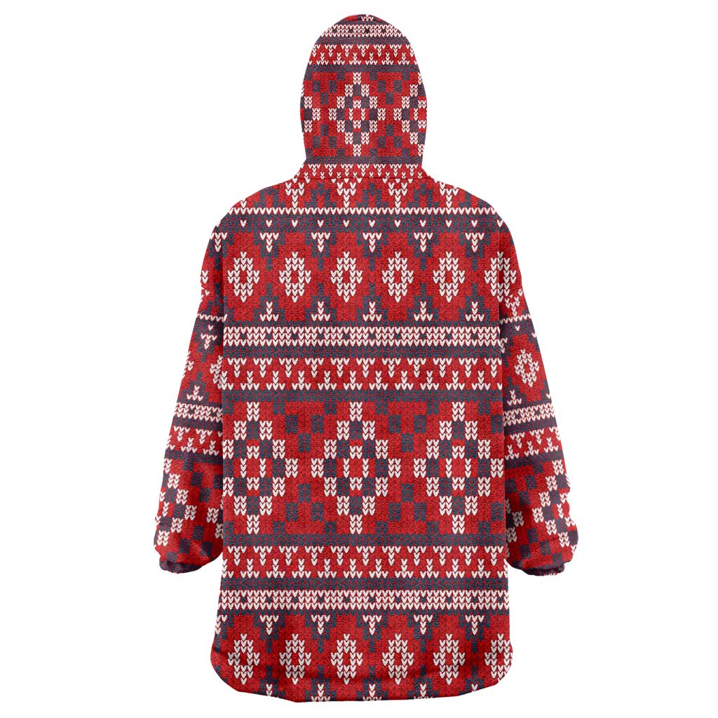 Cat Be Kind Christmas Wearable Blanket Hoodie Xmas Holiday Patterns - Wonder Print Shop