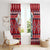 Cat Be Kind Christmas Window Curtain Xmas Holiday Patterns - Wonder Print Shop