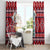 Cat Be Kind Christmas Window Curtain Xmas Holiday Patterns - Wonder Print Shop