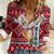 Cat Be Kind Christmas Women Casual Shirt Xmas Holiday Patterns - Wonder Print Shop