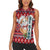 Cat Be Kind Christmas Women Sleeveless Polo Shirt Xmas Holiday Patterns - Wonder Print Shop