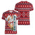 Cat Be Kind Christmas Women V-Neck T-Shirt Xmas Holiday Patterns - Wonder Print Shop