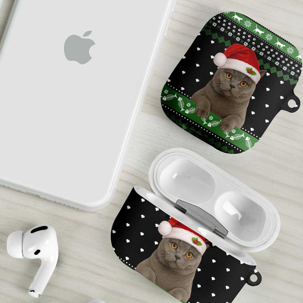 Cat Be Nice Christmas AirPods Case Xmas Holiday Patterns - Wonder Print Shop