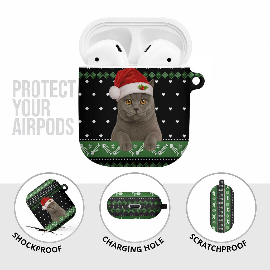 Cat Be Nice Christmas AirPods Case Xmas Holiday Patterns - Wonder Print Shop