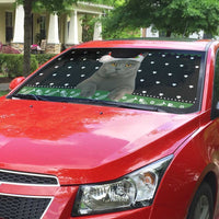 Cat Be Nice Christmas Auto Sun Shade Xmas Holiday Patterns - Wonder Print Shop