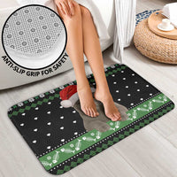 Cat Be Nice Christmas Bathroom Set Xmas Holiday Patterns - Wonder Print Shop