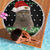 Cat Be Nice Christmas Beach Blanket Xmas Holiday Patterns - Wonder Print Shop