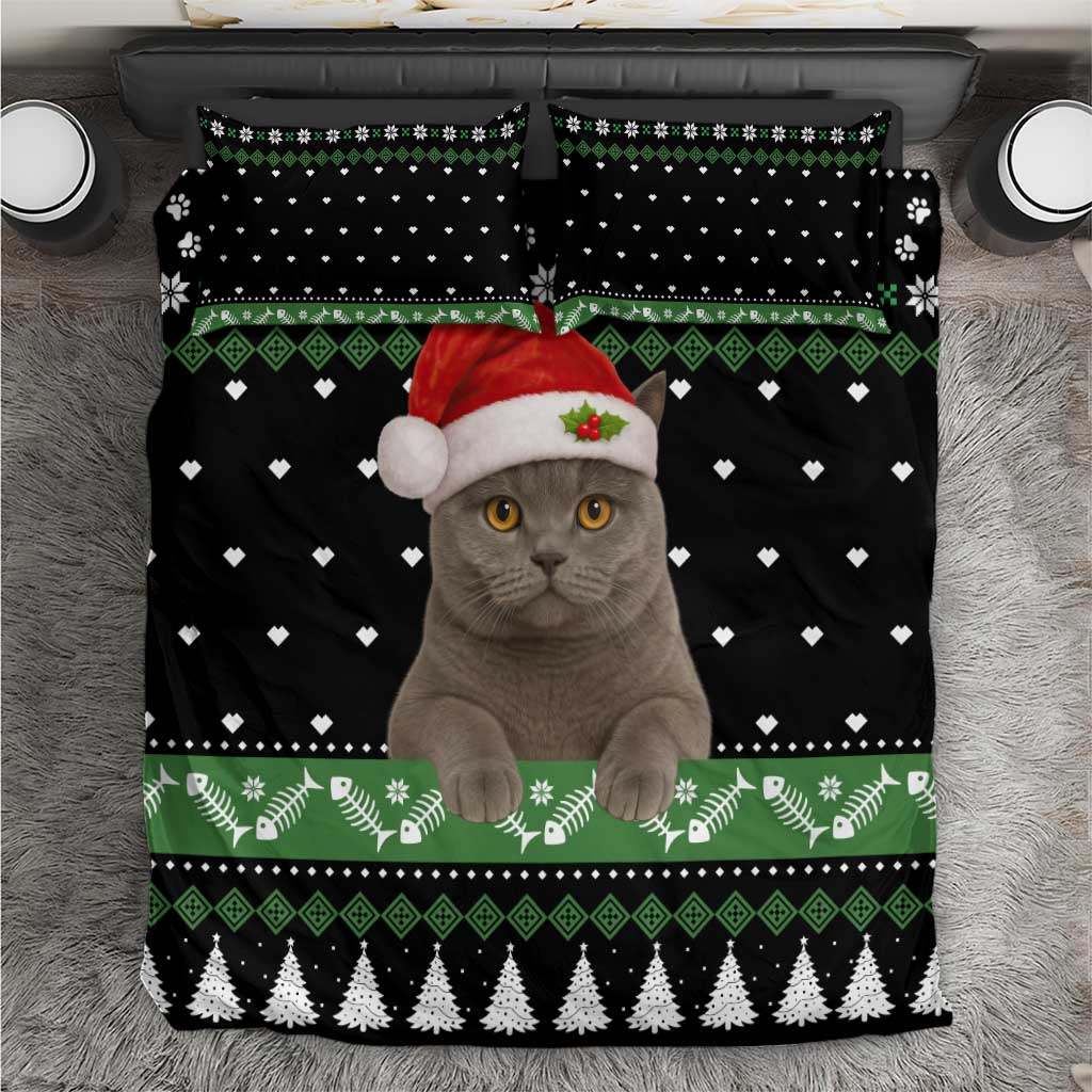 Cat Be Nice Christmas Bedding Set Xmas Holiday Patterns - Wonder Print Shop