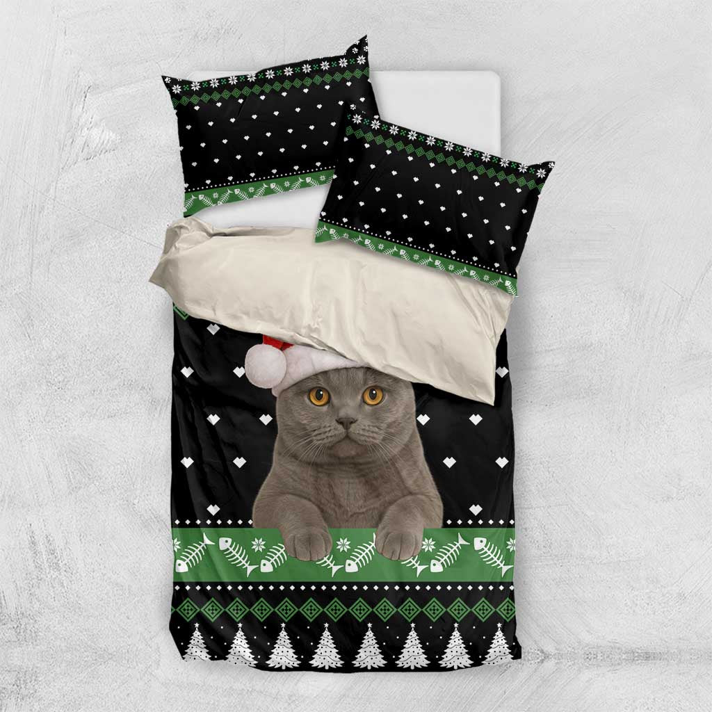 Cat Be Nice Christmas Bedding Set Xmas Holiday Patterns - Wonder Print Shop