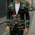 Cat Be Nice Christmas Blazer Xmas Holiday Patterns - Wonder Print Shop