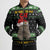 Cat Be Nice Christmas Bomber Puffer Jacket Xmas Holiday Patterns - Wonder Print Shop