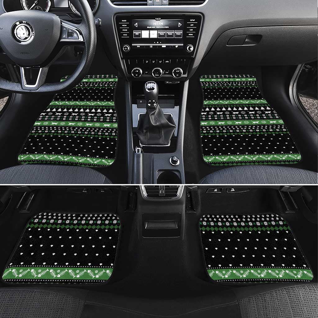Cat Be Nice Christmas Car Mats Xmas Holiday Patterns - Wonder Print Shop