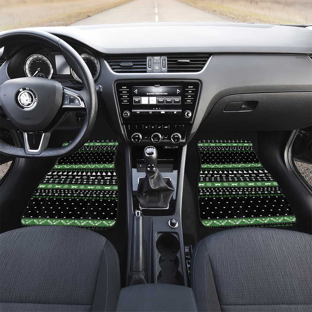 Cat Be Nice Christmas Car Mats Xmas Holiday Patterns - Wonder Print Shop