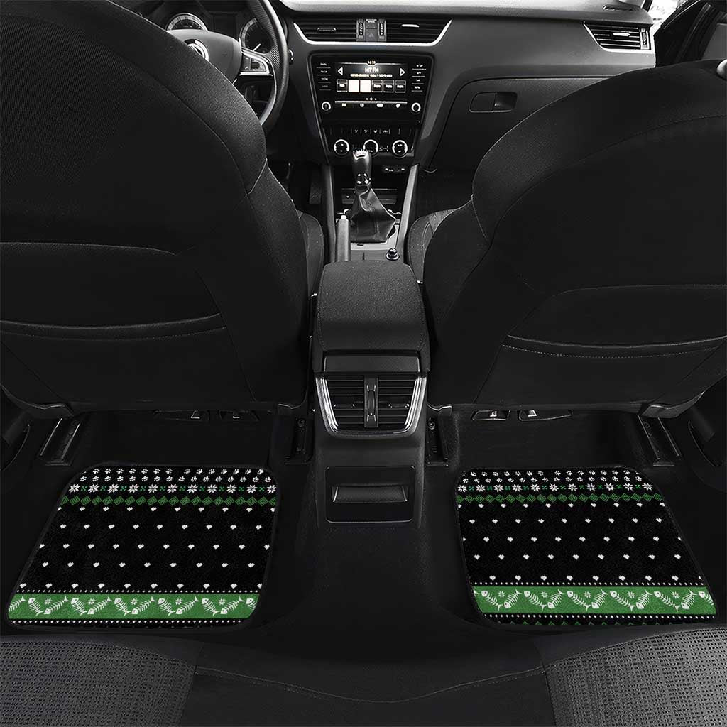 Cat Be Nice Christmas Car Mats Xmas Holiday Patterns - Wonder Print Shop