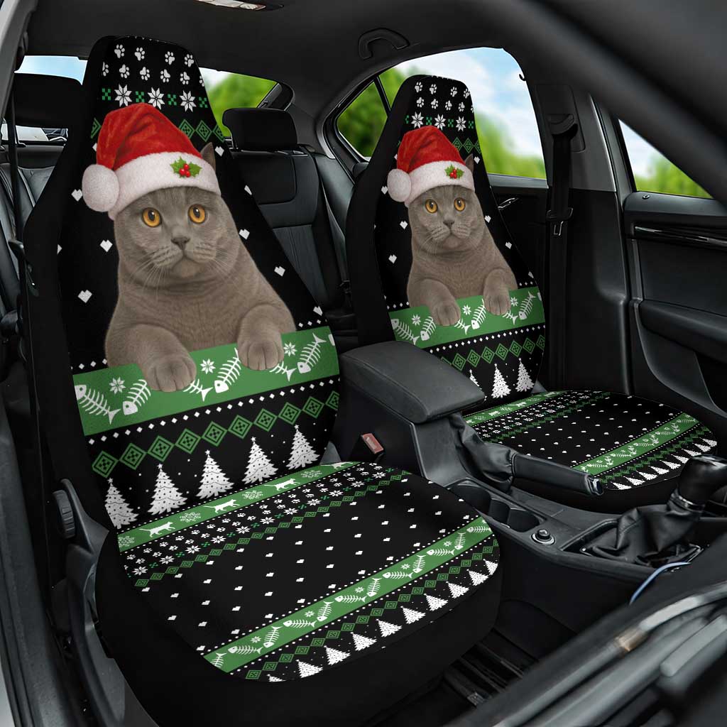 Cat Be Nice Christmas Car Seat Cover Xmas Holiday Patterns - Wonder Print Shop