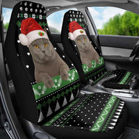 Cat Be Nice Christmas Car Seat Cover Xmas Holiday Patterns - Wonder Print Shop