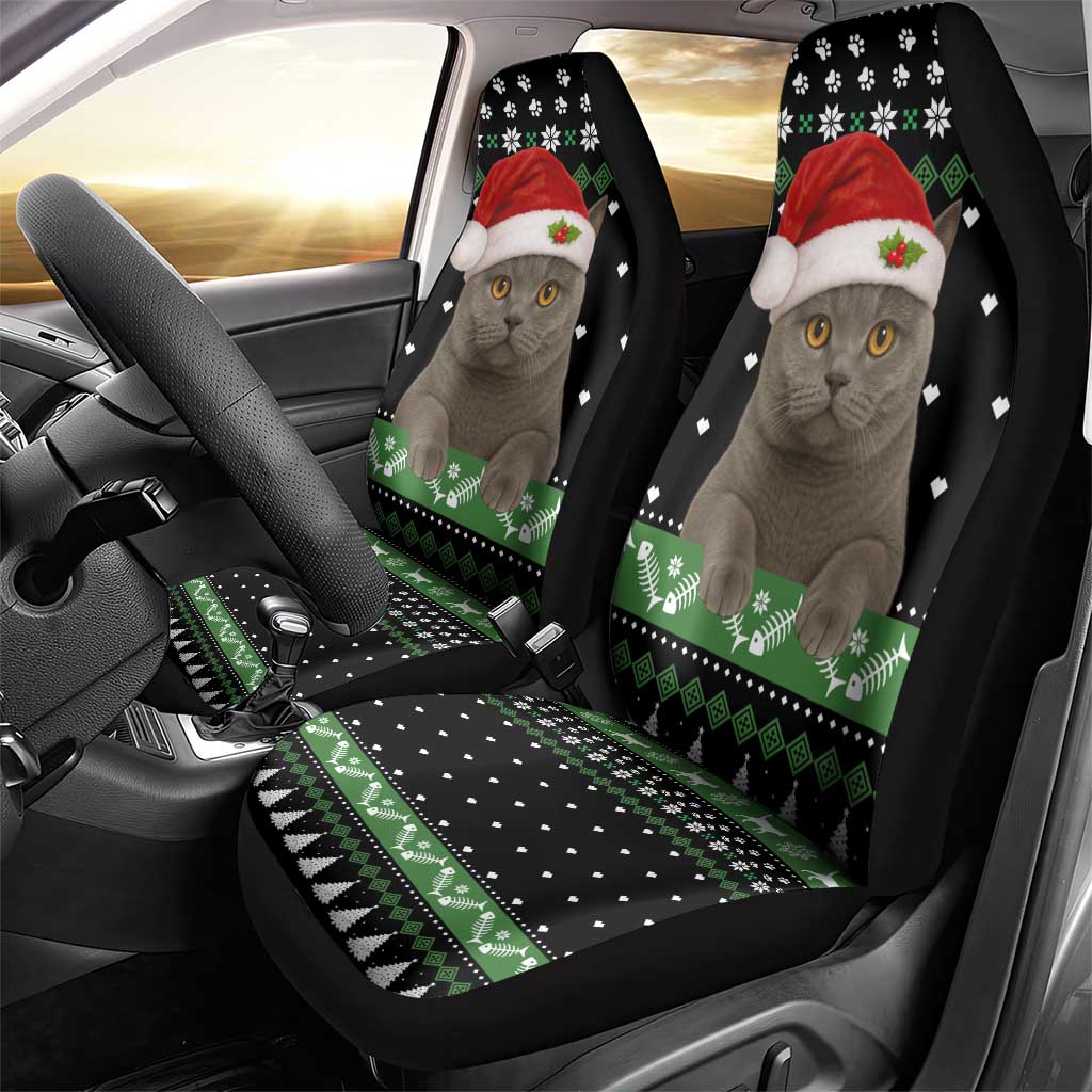 Cat Be Nice Christmas Car Seat Cover Xmas Holiday Patterns - Wonder Print Shop