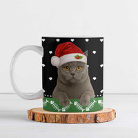 Cat Be Nice Christmas Ceramic Mug Xmas Holiday Patterns - Wonder Print Shop